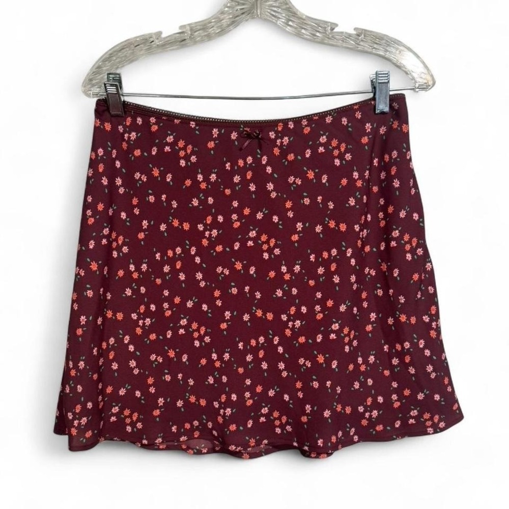 Wild Fable mini skirt‎ with flower print size medium y2k floral spring